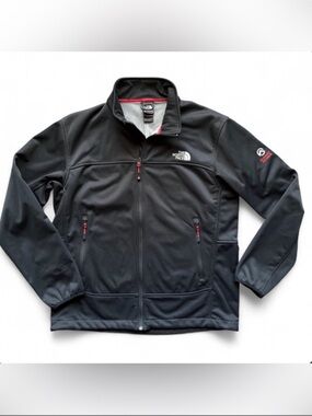 The North Face Men's Summit Series Windstopper Jacket Fleece Lined Black Sz L